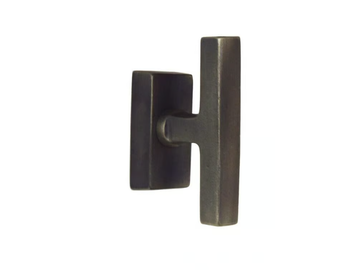QUADRA - Bronze window handle by GIARA ART DESIGN-BRONZE - view 2